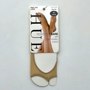 🎁$5 ADD ON🎁 Hue Peep Toe Liner Socks